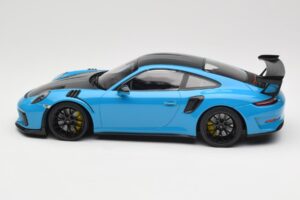 Porsche 911 991.2 GT3 RS Weissach Package Shark Blue Melni Magnija Diski Minichamps 1:18 153068224 Metāls — attēls 3 no 6