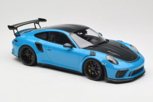 Porsche 911 991.2 GT3 RS Weissach Package Shark Blue Melni Magnija Diski Minichamps 1:18 153068224 Metāls — attēls 4 no 6
