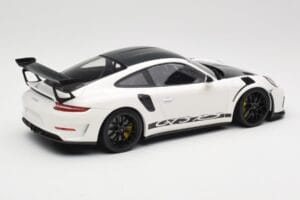 Porsche 911 991.2 GT3 RS Weissach Package Balts Wording Melni Magnija Diski Minichamps 1:18 153068225 Metāls — attēls 2 no 6