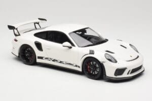Porsche 911 991.2 GT3 RS Balts ar Melniem Diskiem Minichamps 1:18 155068224 Metāls — attēls 4 no 6