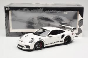Porsche 911 991.2 GT3 RS Balts ar Melniem Diskiem Minichamps 1:18 155068224 Metāls — attēls 6 no 6