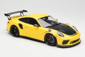 Porsche 911 991.2 GT3 RS Dzeltens ar Melniem Diskiem Minichamps 1:18 155068231 Metāls — attēls 4 no 6