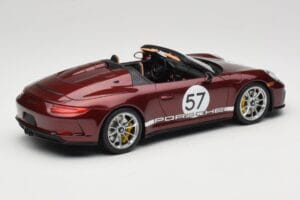 Porsche 911 991.2 Speedster Heritage Edition Cherry Metallic GT Spirit 1:18 GT929 Sveķi — attēls 2 no 6