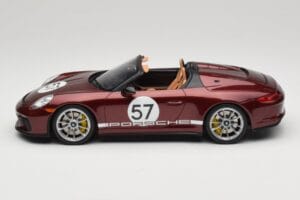 Porsche 911 991.2 Speedster Heritage Edition Cherry Metallic GT Spirit 1:18 GT929 Sveķi — attēls 3 no 6
