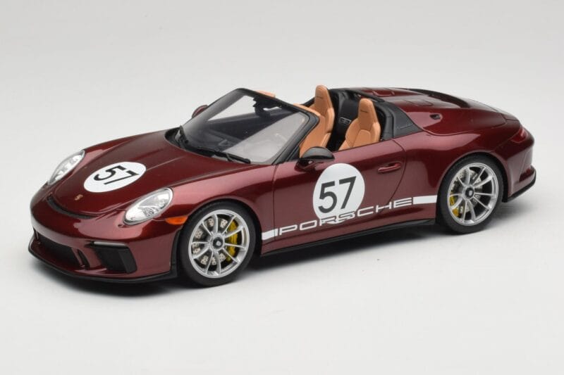 Porsche 911 991.2 Speedster Heritage Edition Cherry Metallic GT Spirit 1:18 GT929 Sveķi