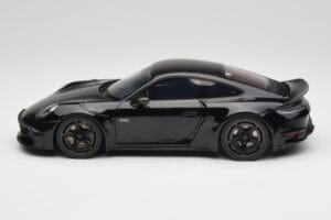 Porsche 911 992 Brabus 900 Rocket-R Obsidian Black GT Spirit 1:18 GT502 Sveķi — attēls 3 no 6