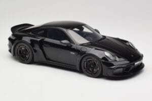 Porsche 911 992 Brabus 900 Rocket-R Obsidian Black GT Spirit 1:18 GT502 Sveķi — attēls 4 no 6