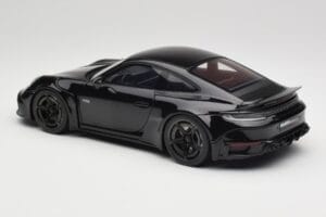 Porsche 911 992 Brabus 900 Rocket-R Obsidian Black GT Spirit 1:18 GT502 Sveķi — attēls 5 no 6