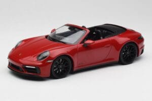 Porsche 911 992 Carrera 4 GTS Kabriolets Sarkans Minichamps 1:18 155063032 Metāls