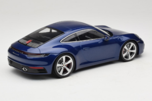 Porsche 911 992 Carrera 4S Blue Metallic Minichamps 1:18 153067327 Metāls — attēls 2 no 6
