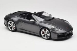 Porsche 911 992 Carrera 4S Kabriolets Agate Grey Metallic Minichamps 1:18 155067336 Metāls — attēls 4 no 6