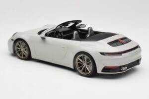 Porsche 911 992 Carrera 4S Kabriolets Pelēks Minichamps 1:18 155067335 Metāls — attēls 5 no 6
