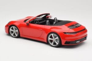 Porsche 911 992 Carrera 4S Kabriolets Sarkans Minichamps 1:18 155067331 Metāls — attēls 5 no 6