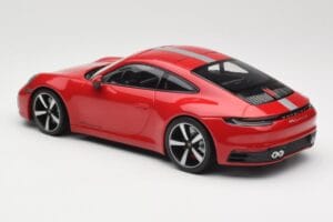 Porsche 911 992 Carrera 4S Carmine Red Minichamps 1:18 155067326 Metāls — attēls 5 no 6