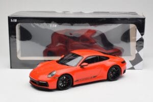 Porsche 911 992 Carrera 4S Lava Oranžs Minichamps 1:18 155067327 Metāls — attēls 6 no 6