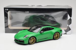 Porsche 911 992 Carrera 4S Python Green Minichamps 1:18 155067325 Metāls — attēls 6 no 6