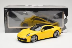 Porsche 911 992 Carrera 4S Dzeltens Minichamps 1:18 155067320 Metāls — attēls 6 no 6