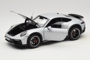 Porsche 911 992 Dakar Ice Grey Metallic Norev 1:18 187242 Metāls — attēls 2 no 8