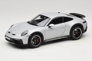Porsche 911 992 Dakar Ice Grey Metallic Norev 1:18 187242 Metāls
