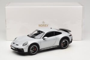Porsche 911 992 Dakar Ice Grey Metallic Norev 1:18 187242 Metāls — attēls 8 no 8