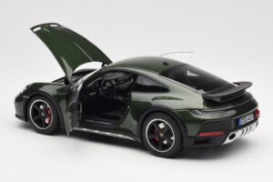 Porsche 911 992 Dakar Oak Zaļš Metālisks Norev 1:18 187241 Metāls — attēls 6 no 9