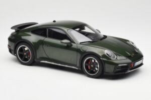 Porsche 911 992 Dakar Oak Zaļš Metālisks Norev 1:18 187241 Metāls — attēls 7 no 9