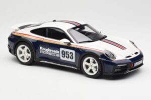 Porsche 911 992 Dakar Rough Roads Norev 1:18 187240 Metāls — attēls 7 no 9