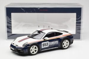 Porsche 911 992 Dakar Rough Roads Norev 1:18 187240 Metāls — attēls 9 no 9