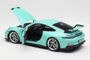 Porsche 911 992 GT3 Mint Zaļš Norev 1:18 187316 Metāls — attēls 5 no 8