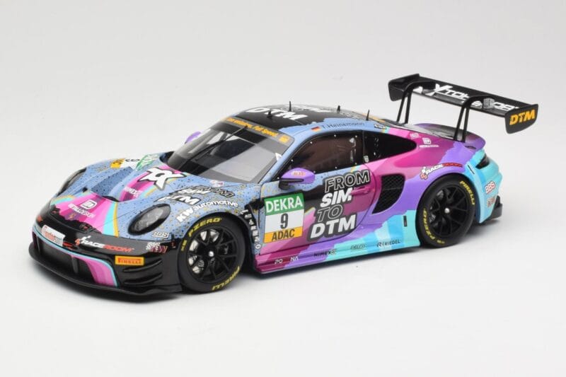Porsche 911 992 GT3 R Team WRT #9 T. Heinemann DTM 2023 Minichamps 1:18 113236309 Metāls