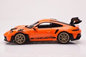 Porsche 911 992 GT3 RS Gulf Oranžs Norev 1:18 187360 Metāls — attēls 4 no 8