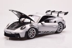 Porsche 911 992 GT3 RS Ice Pelēks Norev 1:18 187359 Metāls — attēls 2 no 8
