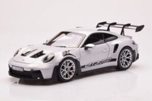 Porsche 911 992 GT3 RS Ice Pelēks Norev 1:18 187359 Metāls