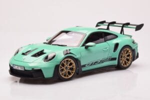 Porsche 911 992 GT3 RS Mint Zaļš Norev 1:18 187362 Metāls