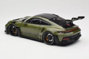Porsche 911 992 GT3 RS Nato Olive & Black Wheels Minichamps 1:18 110062027 Metāls — attēls 7 no 8