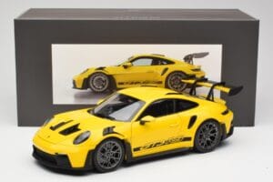 Porsche 911 992 GT3 RS Racing Dzeltens Norev 1:18 WAP0212810RGT3 Metāls — attēls 8 no 8