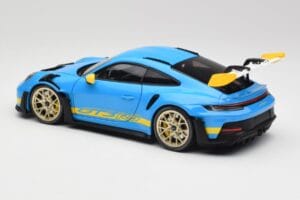 Porsche 911 992 GT3 RS Shark Zils & Dzeltens Decor Concept Minichamps 1:18 911992001 Metāls — attēls 7 no 8