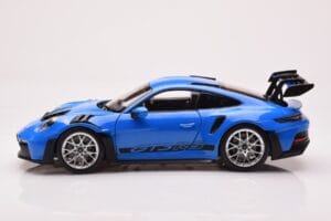 Porsche 911 992 GT3 RS Sharkblue Norev 1:18 187358 Metāls — attēls 4 no 8
