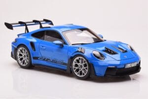 Porsche 911 992 GT3 RS Sharkblue Norev 1:18 187358 Metāls — attēls 6 no 8