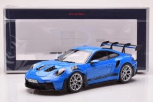 Porsche 911 992 GT3 RS Sharkblue Norev 1:18 187358 Metāls — attēls 8 no 8