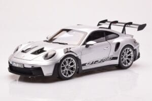 Porsche 911 992 GT3 RS Sudrabs Metālisks Norev 1:18 187357 Metāls