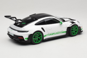 Porsche 911 992 GT3 RS Tribute to Carrera RS White Python Green Norev 1:18 187372 Metāls — attēls 3 no 8