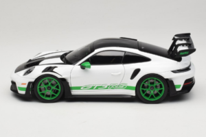 Porsche 911 992 GT3 RS Tribute to Carrera RS White Python Green Norev 1:18 187372 Metāls — attēls 4 no 8