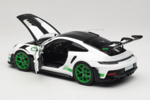 Porsche 911 992 GT3 RS Tribute to Carrera RS White Python Green Norev 1:18 187372 Metāls — attēls 5 no 8
