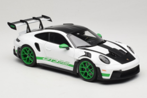 Porsche 911 992 GT3 RS Tribute to Carrera RS White Python Green Norev 1:18 187372 Metāls — attēls 6 no 8