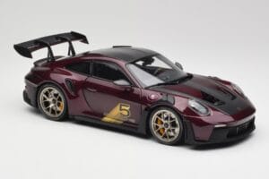 Porsche 911 992 GT3 RS Ultraviolet & Sudraba Riteņi Minichamps 1:18 110062029 Metāls — attēls 6 no 8