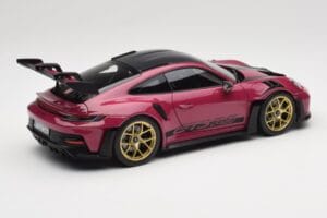 Porsche 911 992 GT3 RS Weissach Package Ruby Star Norev 1:18 187370 Metāls — attēls 3 no 8