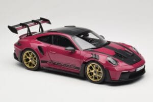 Porsche 911 992 GT3 RS Weissach Package Ruby Star Norev 1:18 187370 Metāls — attēls 6 no 8