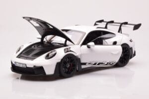 Porsche 911 992 GT3 RS Balts Norev 1:18 187361 Metāls — attēls 2 no 8