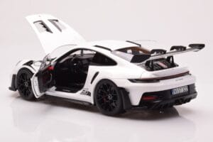 Porsche 911 992 GT3 RS Balts Norev 1:18 187361 Metāls — attēls 5 no 8